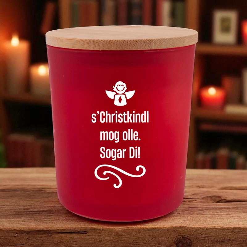 Duftkerze "s'Christkindl mog olle!"