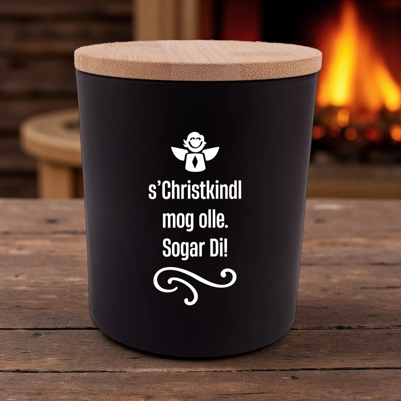 Duftkerze "s'Christkindl mog olle!"
