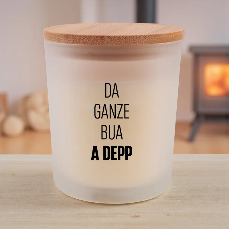 Duftkerze "Da ganze Bua a Depp"