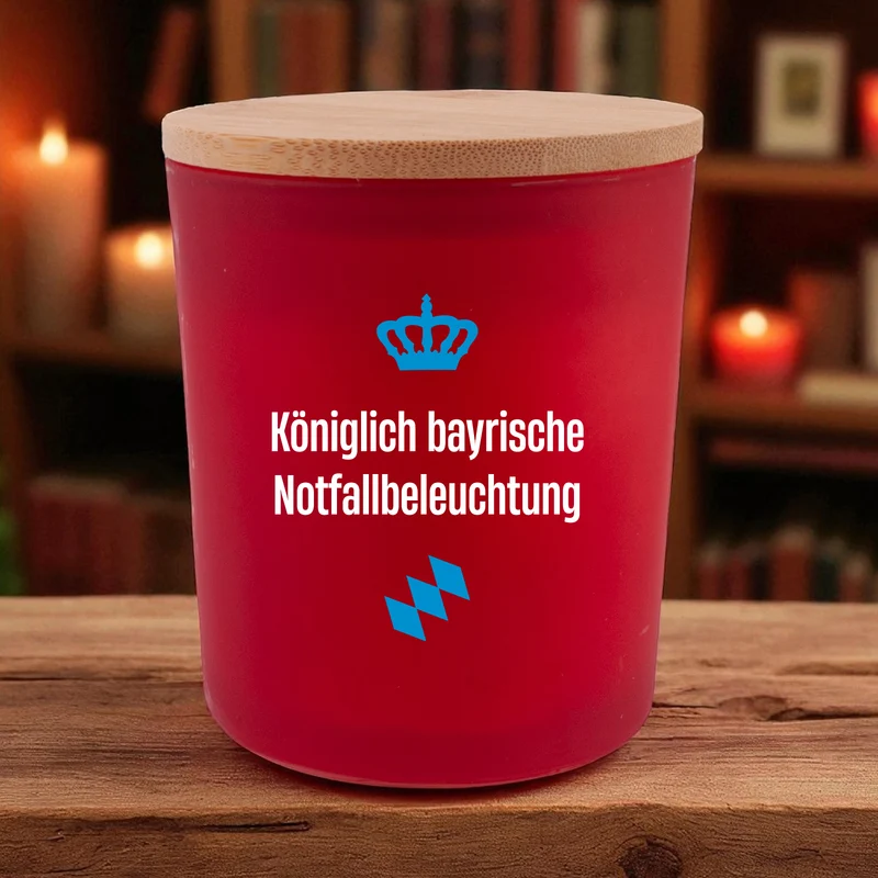 Duftkerze "Königlich bayrische Notfallbeleuchtung"