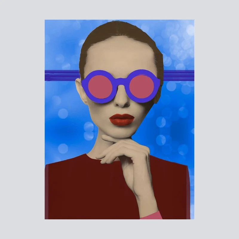 Kunstdruck 'Shades of her Universe 01' Poster 30x40 - IH & KL Design Studio