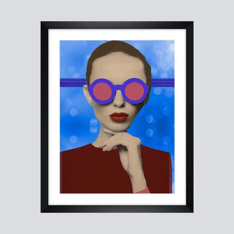 Kunstdruck 'Shades of her Universe 01' Poster 30x40 - IH & KL Design Studio
