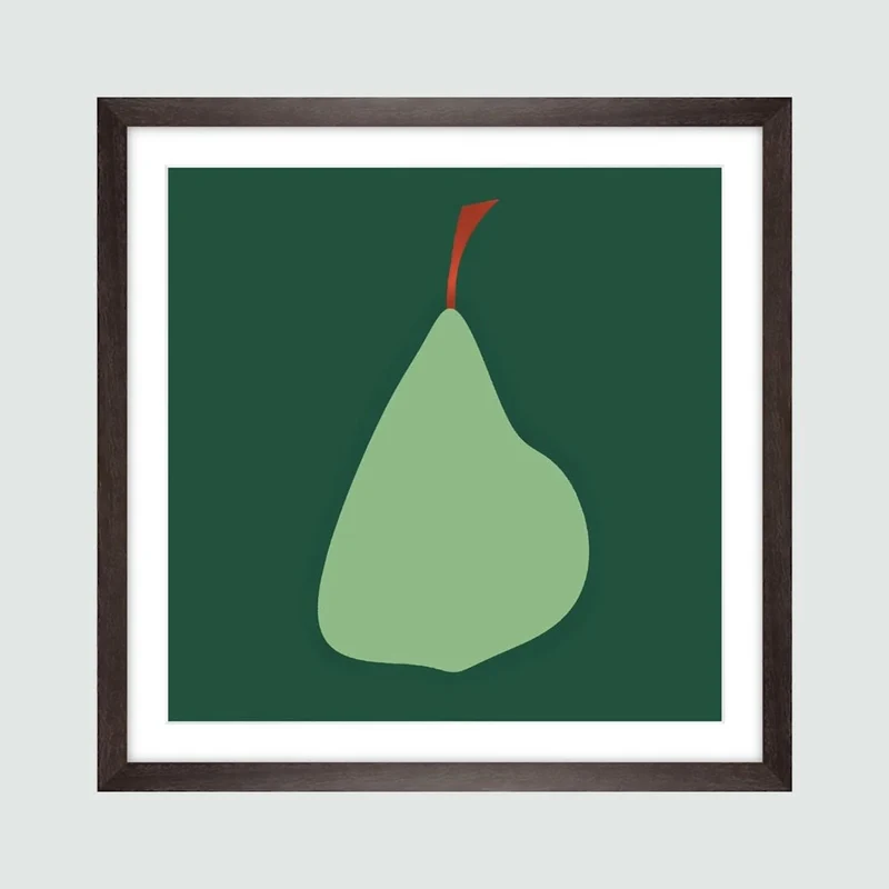 Kunstdruck 'Silent Fruits 07' Poster 40x40 - IH & KL Design Studio