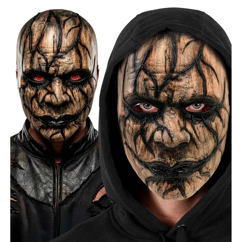 Halloween Maske "Venom" | Braun Schwarz