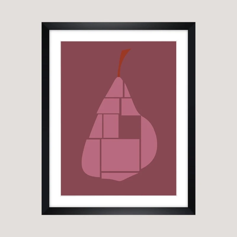 Kunstdruck 'Silent Fruits 04' Poster 30x40 - IH & KL Design Studio