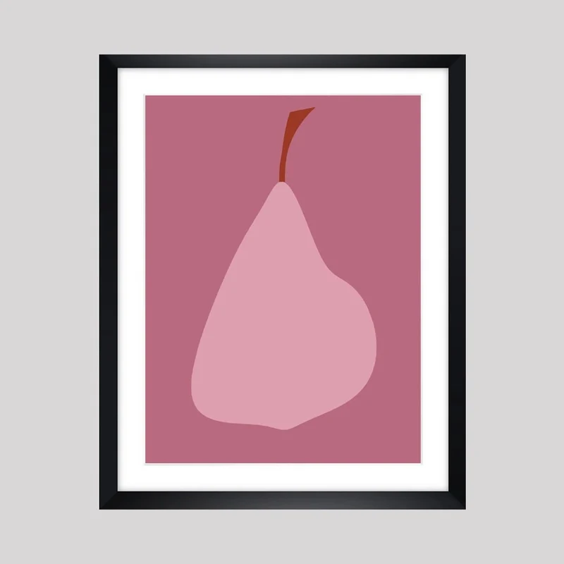 Kunstdruck 'Silent Fruits 01' Poster 30x40 - IH & KL Design Studio