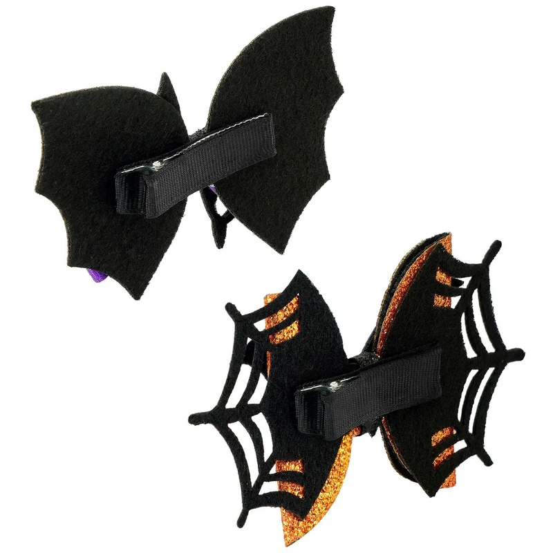Haarspange Fledermaus Spinne Kindergröße | 2-fach sortiert