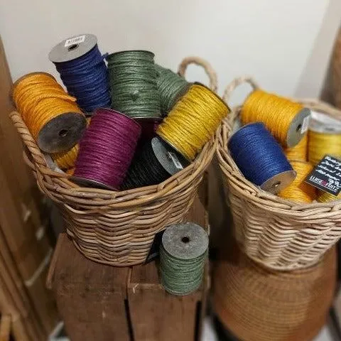 Jute Schnur blau BIND 33 Meter Stärke 4 mm | Dekoband auf Spule | Affari of Sweden