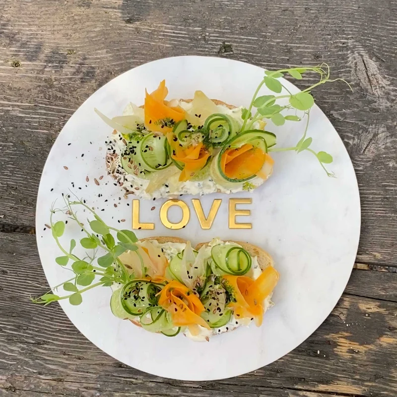 Marmor Tablett LOVE