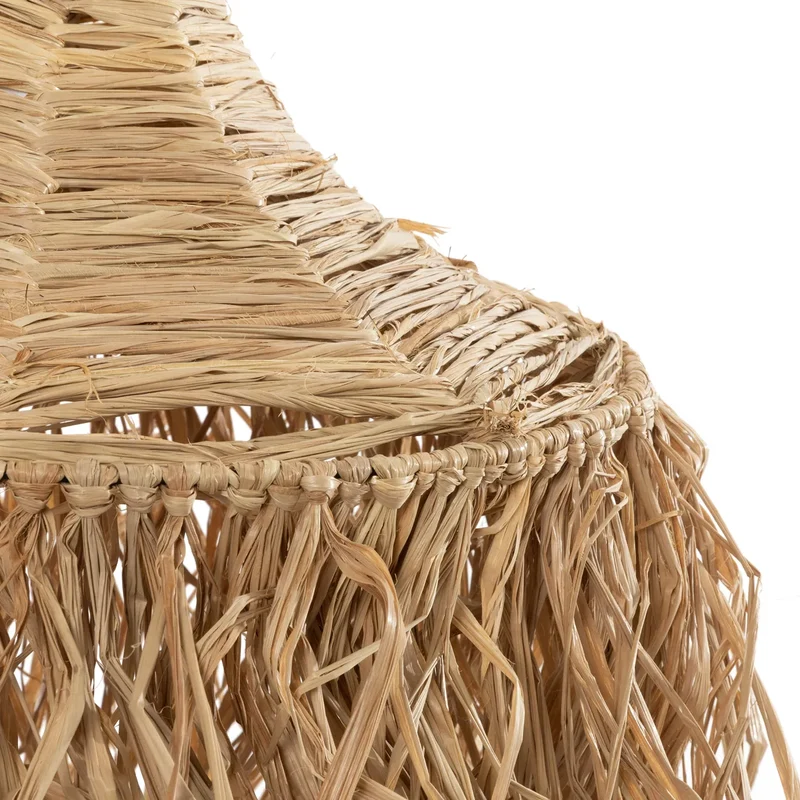 Hoher Lampenschirm HONOLULU aus Rattan & Bast | 150 cm