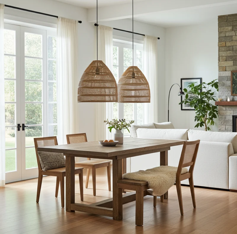 Rattan Lampe MAJA