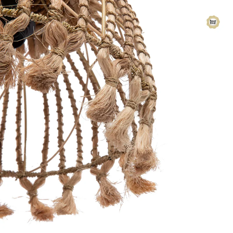 Hängelampe Abaca Tassel