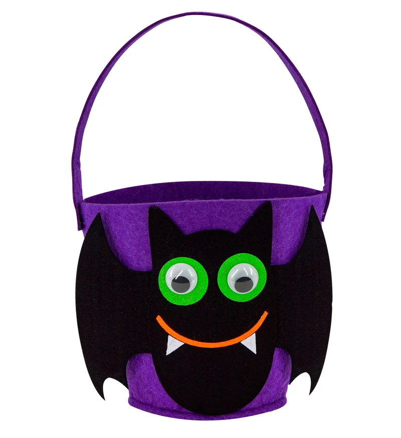Halloween Korb "Fledermaus" | Betteltasche - Süßes oder Saures