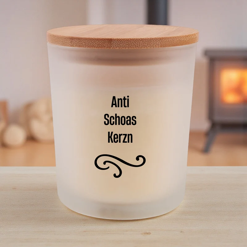 Duftkerze "Anti Schoas Kerzn"