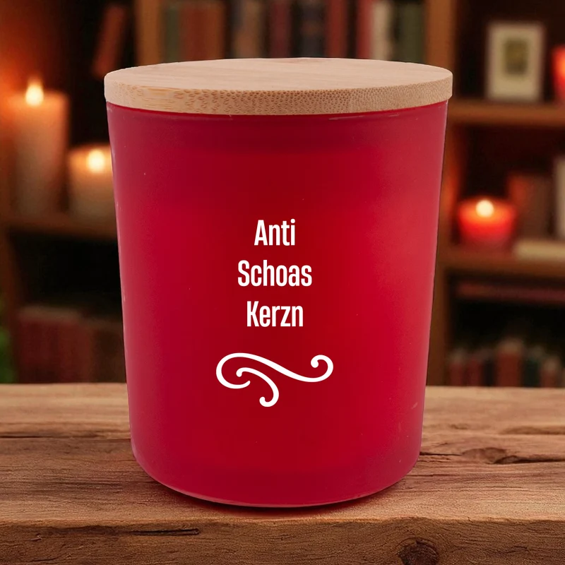 Duftkerze "Anti Schoas Kerzn"