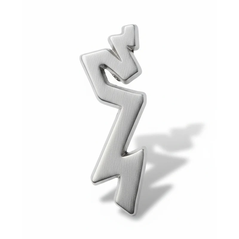 Anstecker ZickZack silber