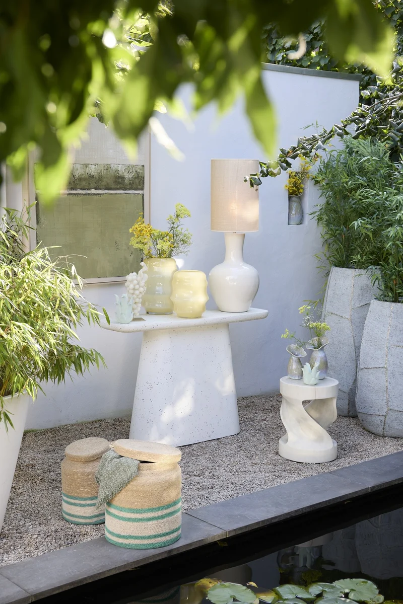 Konsolentisch HAMURA Terrazzo White