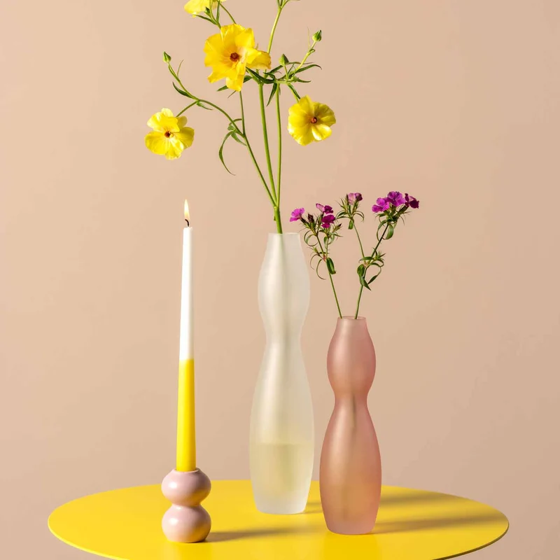 Vase VIVACE 34 cm satiniert