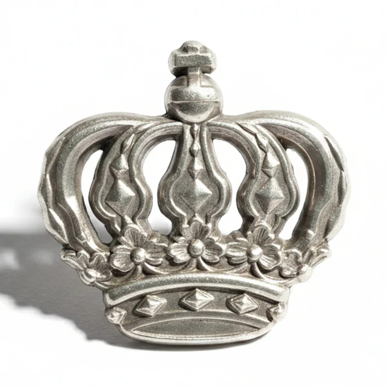 Anstecker Krone Silber