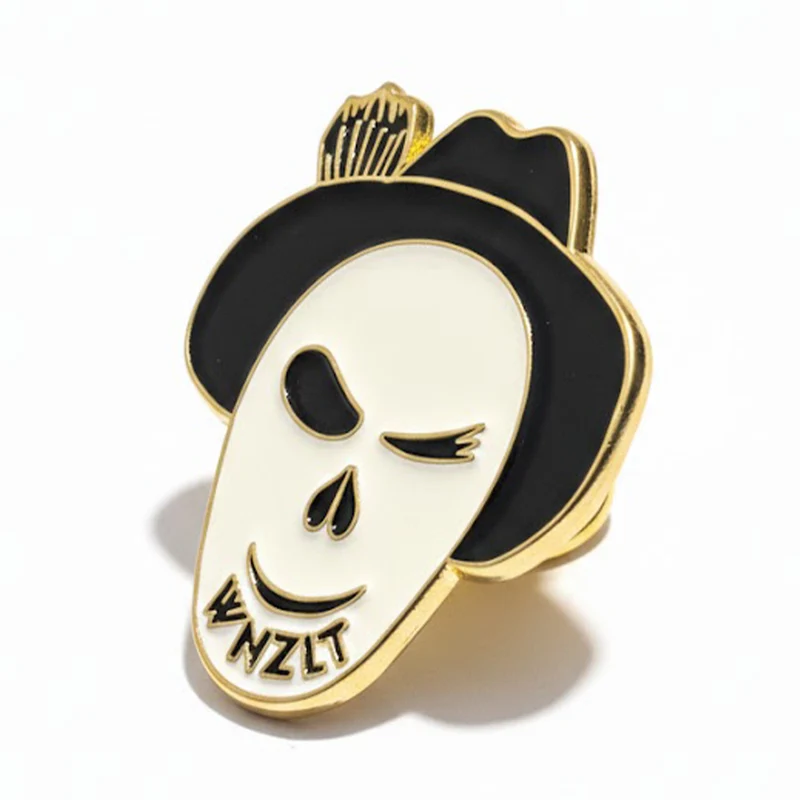 Anstecker Weinzelt Skull männlich