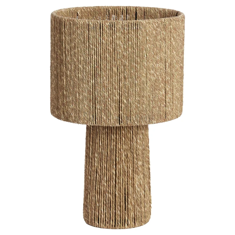 Tischleuchte PITINO naturbraun Ø31,5x51cm