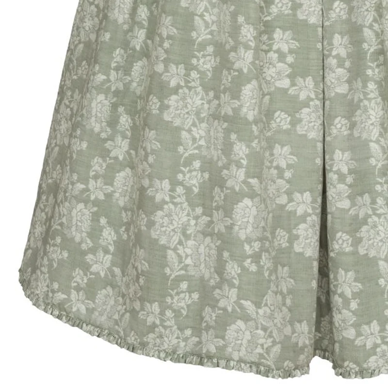 Alpenfee Dirndl Alma Mint Grün Blumenmuster 70cm