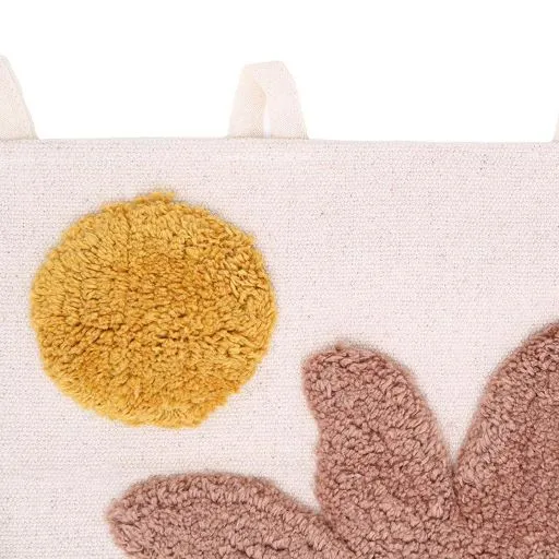 Wandbehang LITTLE PALM natur 40x50 cm Wanddeko waschbar | handmade | Nattiot