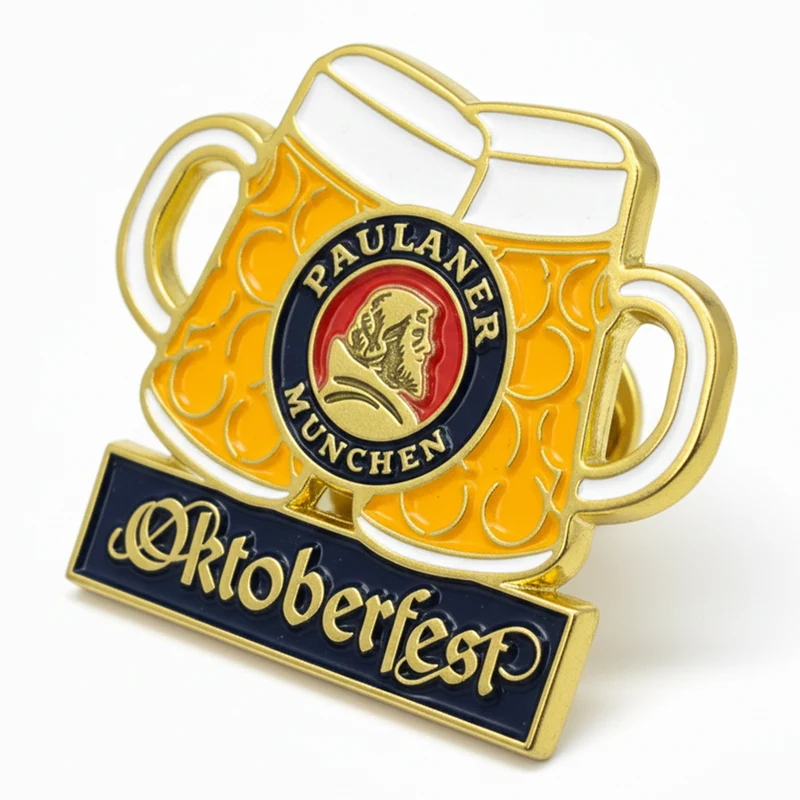 Anstecker Oktoberfest™ Pin Paulaner Doppelbierkrug