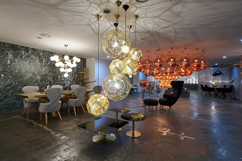 Flash Rectangle Table in Brass & Mirrored Glass