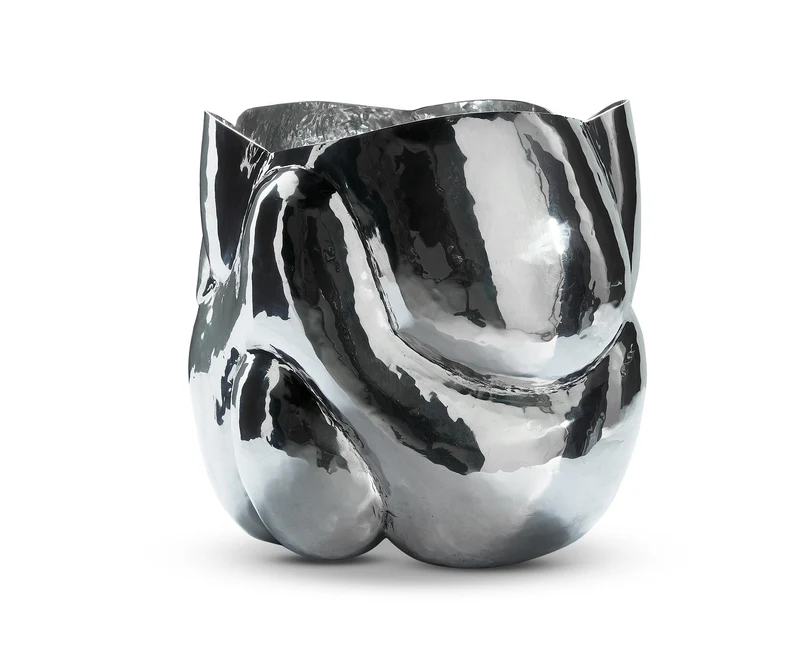 Cloud Short Vessel in Polished Stainless Steel