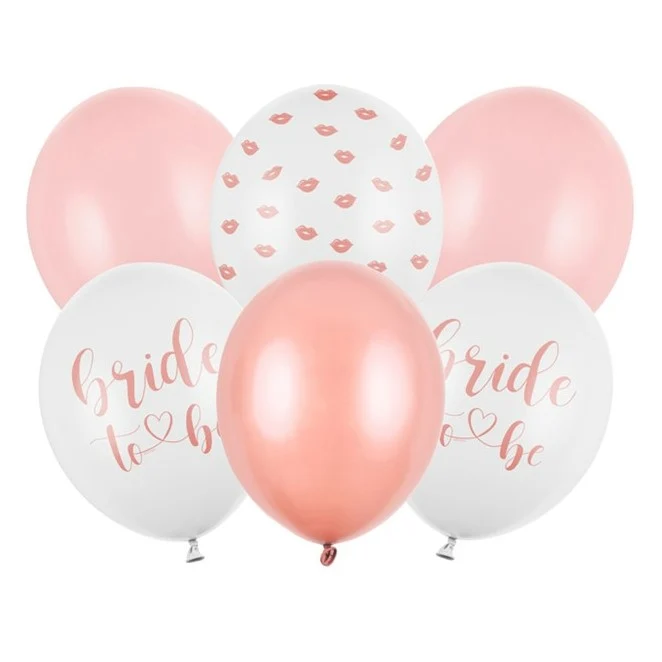 Luftballon Mix JGA (6 Stück)