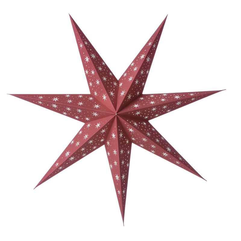 Papierstern 90 cm Cherry | Beleuchtet