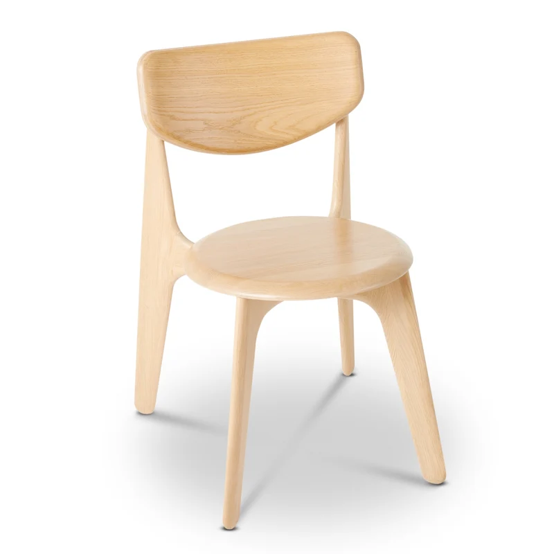 Slab Dining Chair – Natural Brushed Oak