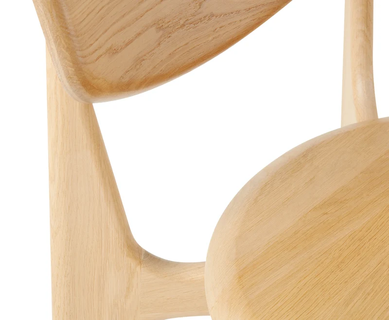 Slab Dining Chair – Natural Brushed Oak