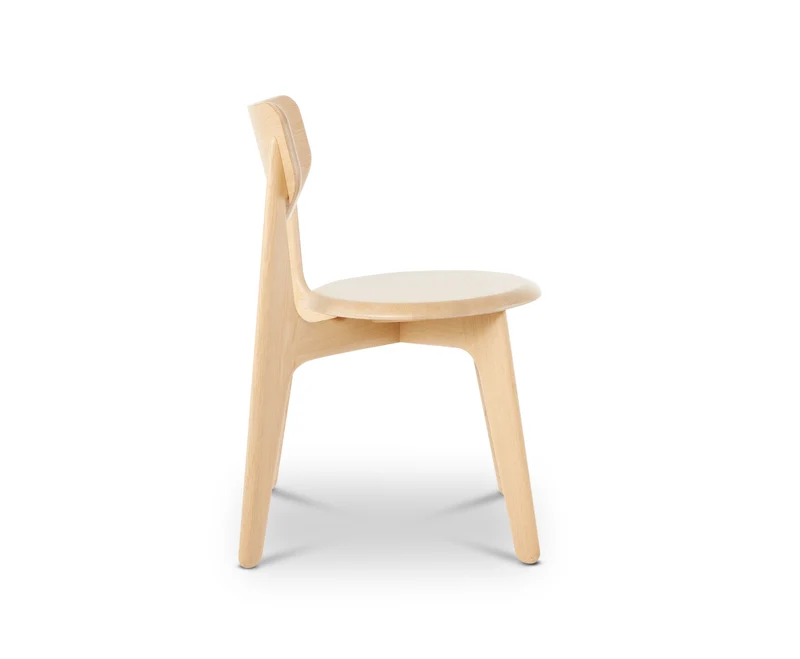 Slab Dining Chair – Natural Brushed Oak