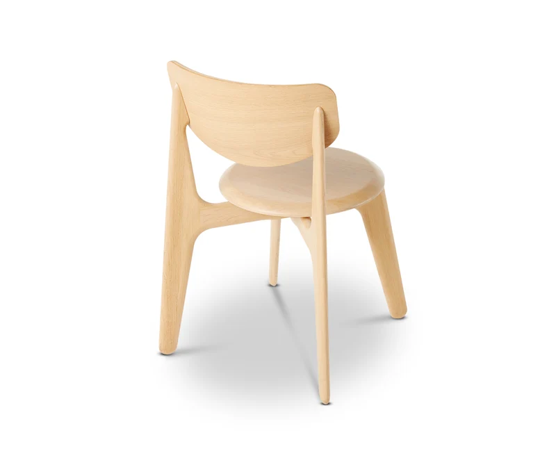 Slab Dining Chair – Natural Brushed Oak