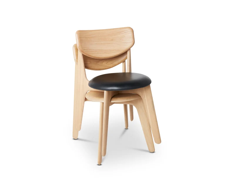 Slab Dining Chair – Natural Brushed Oak
