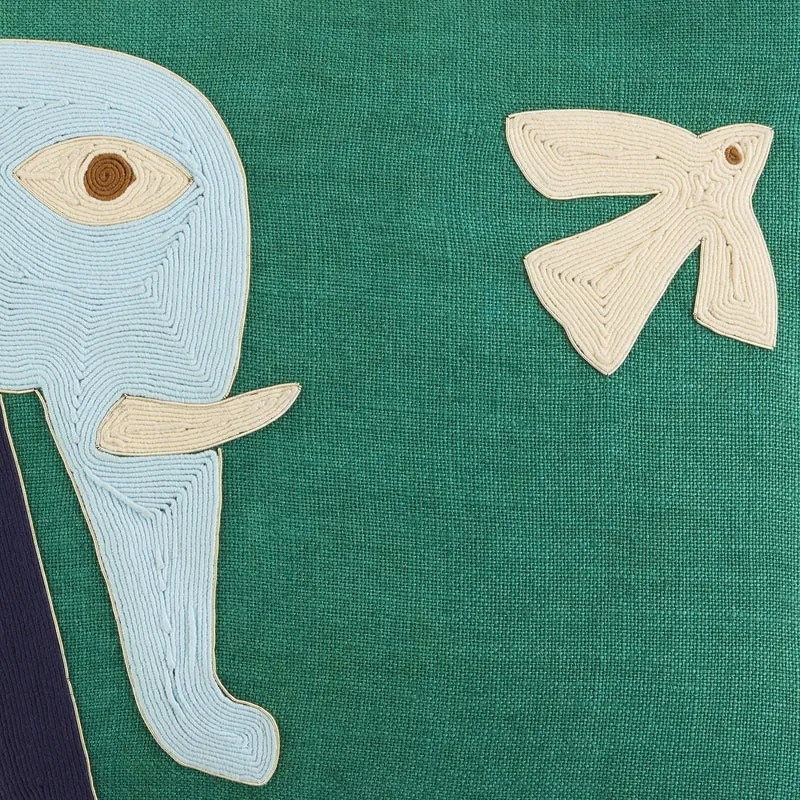 Kissen UK KIT PLAYA ELEPHANT grün