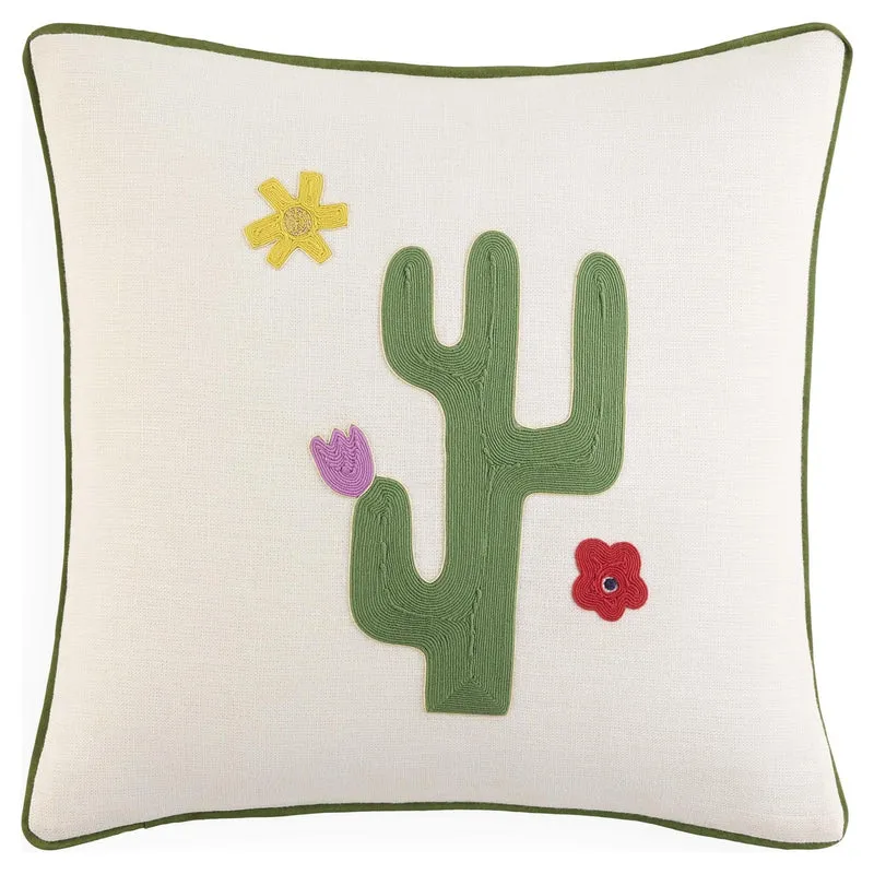 Kissen UK KIT PLAYA CACTUS weiß