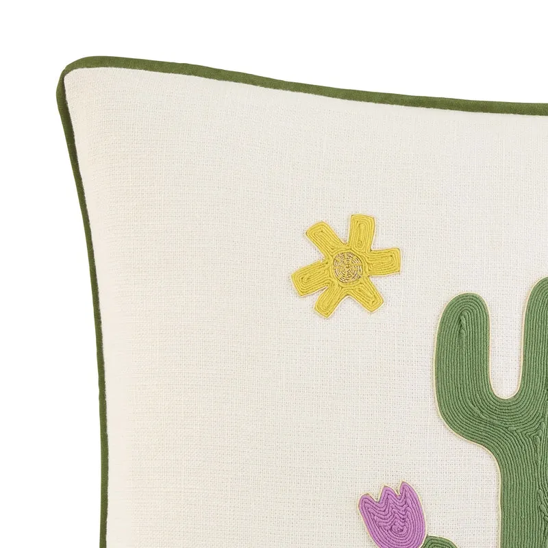 Kissen UK KIT PLAYA CACTUS weiß