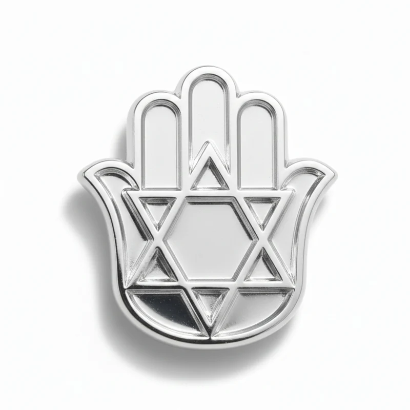 Anstecker Hamsa silber