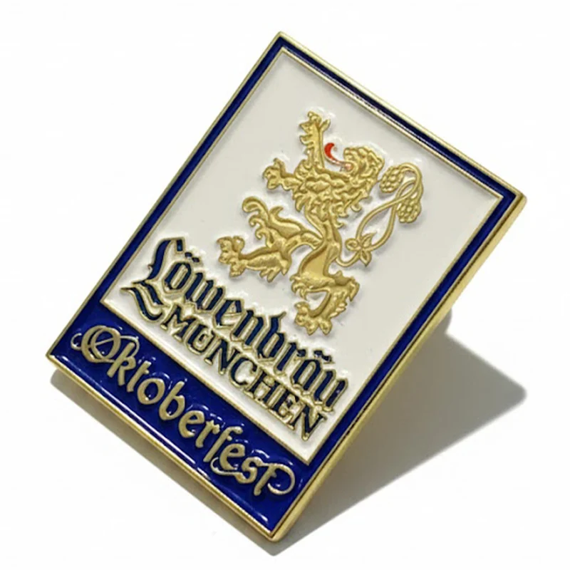 Anstecker Oktoberfest™ Pin Löwenbräu Logo Weiß