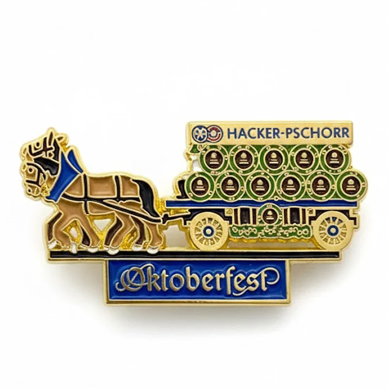 Anstecker Oktoberfest™ Pin Hacker Pschorr Bierwagen