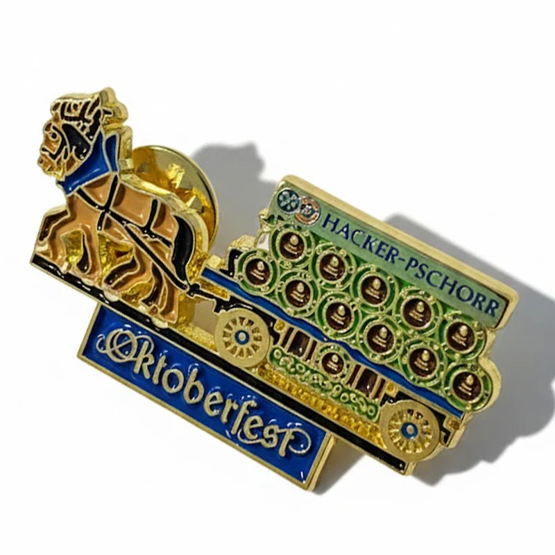 Anstecker Oktoberfest™ Pin Hacker Pschorr Bierwagen
