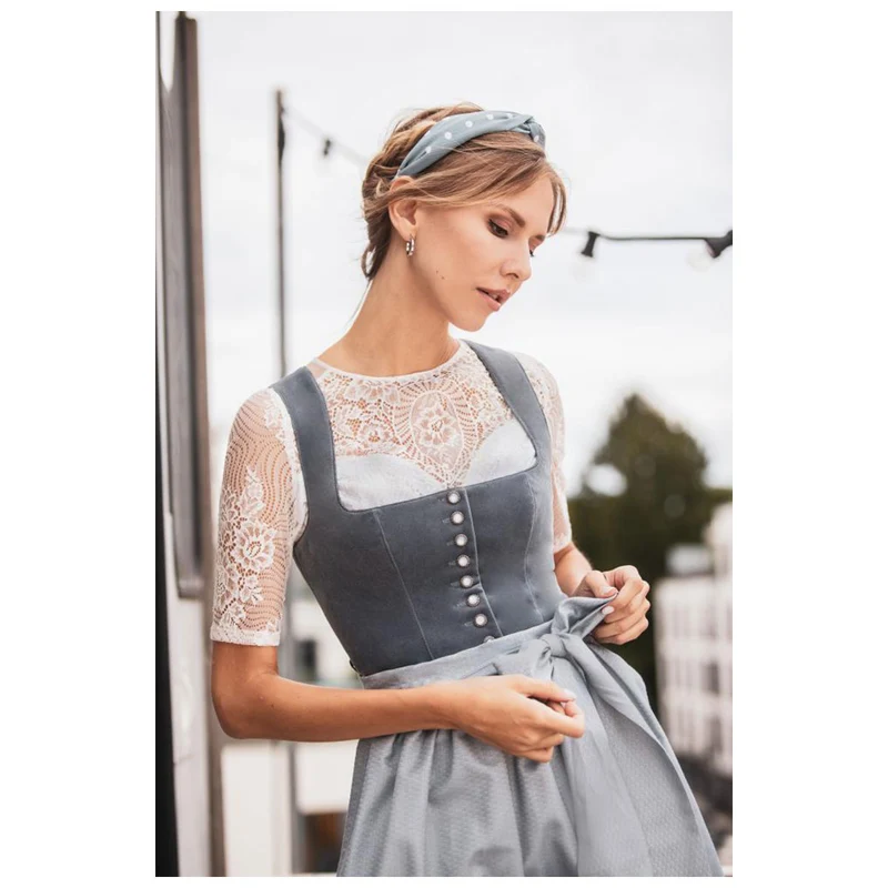 MarJo Dirndl Marlene Hellblau/Light Denim 65cm
