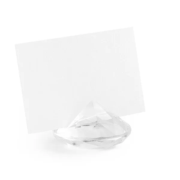 Tischkartenhalter Diamant (10 Stück)