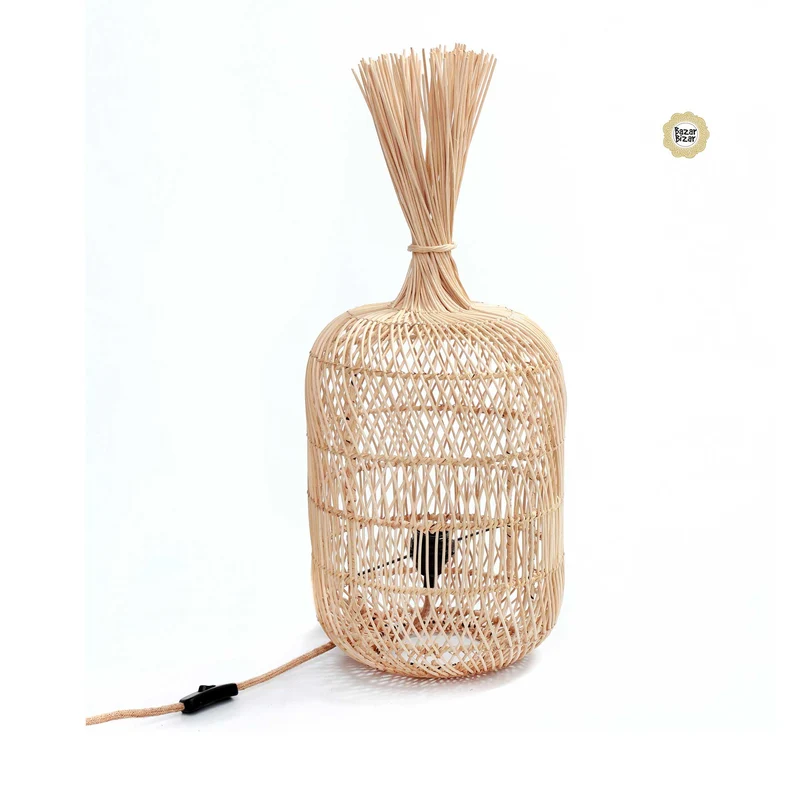 Lampenschirm aus Rattan "Dumpling"