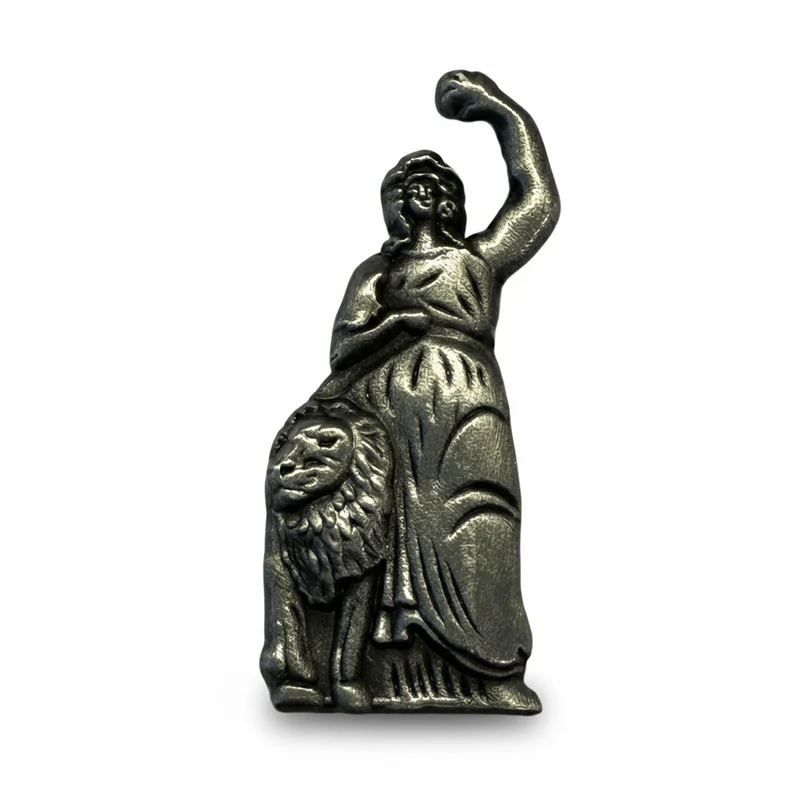 Anstecker Bavaria mit Löwe Silber