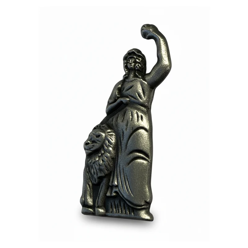 Anstecker Bavaria mit Löwe Silber