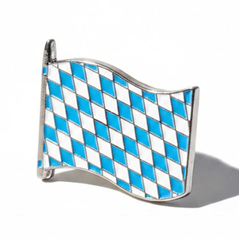 Anstecker Bayerische Fahne blau-weiß